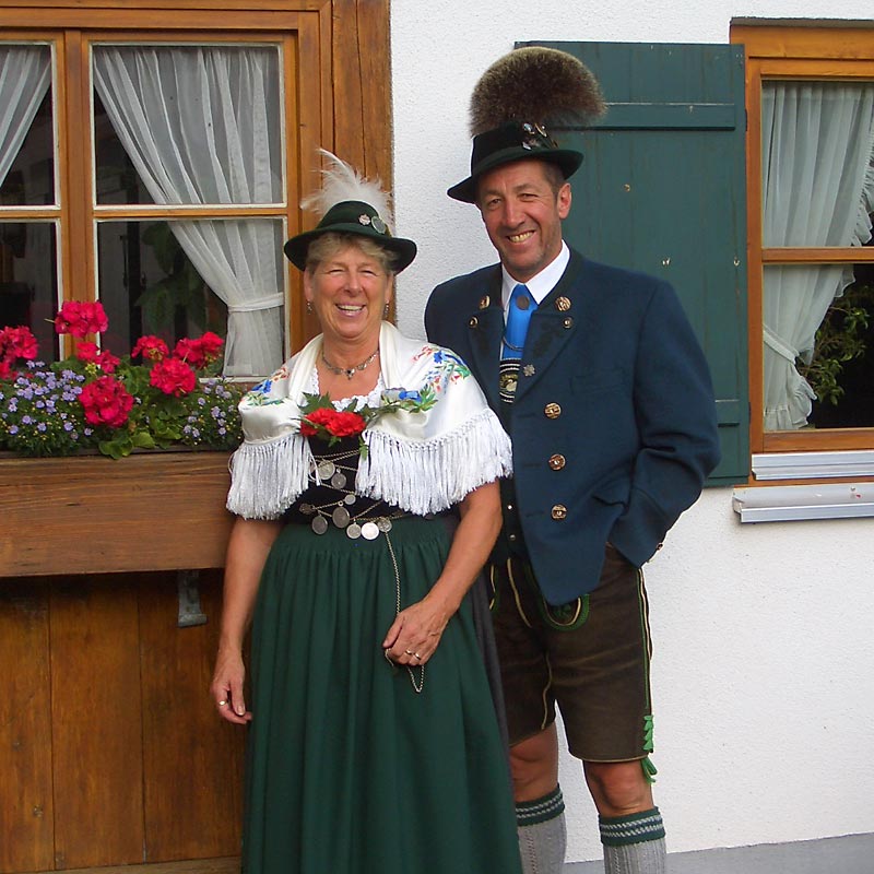 Karin und Uli Höß, die Vermieter von Ferienwohnungen in Schwangau